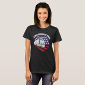 American Trainspotter Train America Trainspotting  T-shirt (Voorkant volledig)