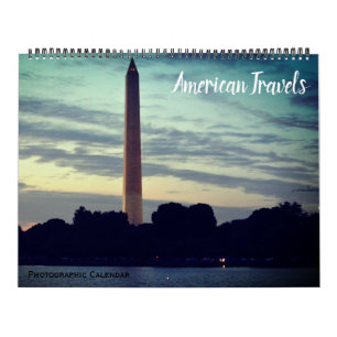 American Travels 2025 groot Kalender