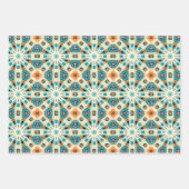 American Tribal Native Naadloze Patroon Set No1 Inpakpapier Vel (Voorkant)