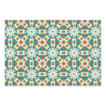 American Tribal Native Naadloze Patroon Set No1