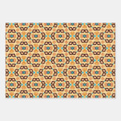 American Tribal Native Naadloze Patroon Set No4 Inpakpapier Vel (Voorkant 3)