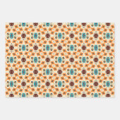 American Tribal Native Naadloze Patroon Set No4 Inpakpapier Vel (Voorkant 2)