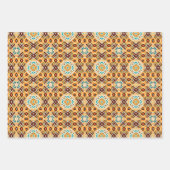 American Tribal Native Naadloze Patroon Set No5 Inpakpapier Vel (Voorkant 3)