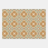 American Tribal Native Naadloze Patroon Set No5 Inpakpapier Vel (Voorkant)