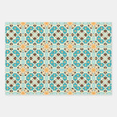 American Tribal Native Naadloze Patroon Set No6 Inpakpapier Vel (Voorkant)