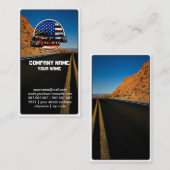 American Truck on Turning Road Visitekaartje (Voorkant / Achterkant)