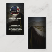 American Truck on Winding Old Road Visitekaartje (Voorkant / Achterkant)