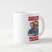 American Trucker Giant Coffee Mug Grote Koffiekop (Voorkant rechts)