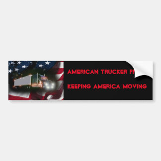 American Trucker Pride Bumpersticker