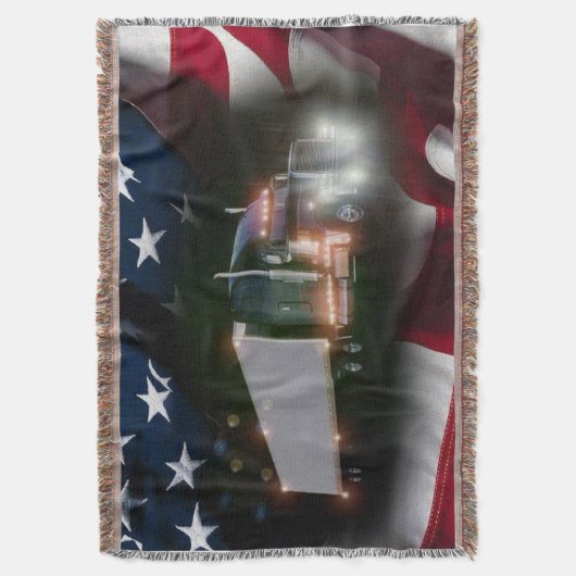 American Trucker Pride Deken (Voorkant Verticaal)