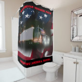 American Trucker Pride Douchegordijn (In situ)