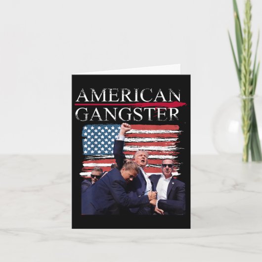 American Trump Gangster Kaart (Voorkant)