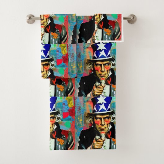 American Uncle Sam Bad Handdoek (Insitu)