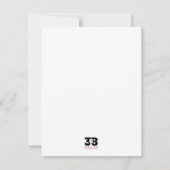 American Uncle Sam Notitiekaartje (Achterkant)