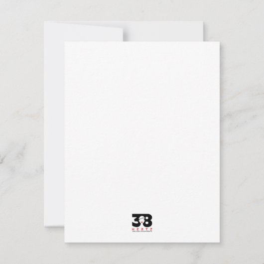 American Uncle Sam Notitiekaartje (Achterkant)