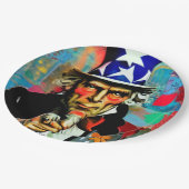 American Uncle Sam Papieren Bordje (Gekanteld)