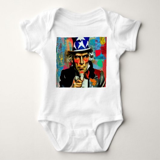 American Uncle Sam Romper (Voorkant)