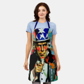 American Uncle Sam Schort (Gedragen)