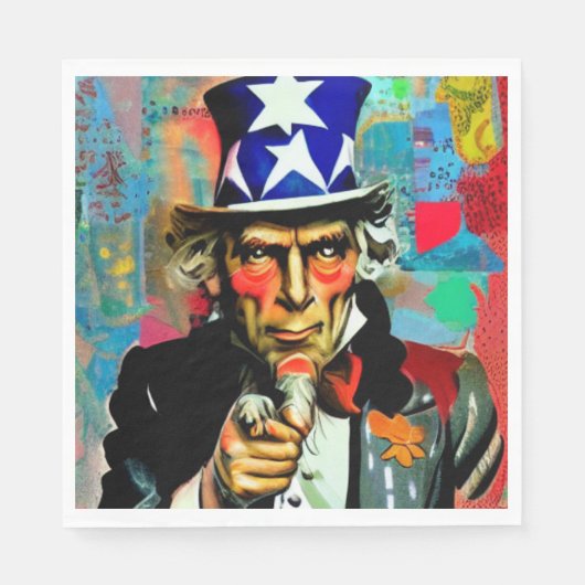 American Uncle Sam Servet (Voorkant)