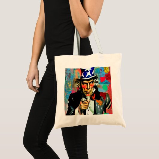 American Uncle Sam Tote Bag (Voorkant (product))