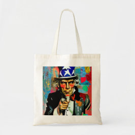 American Uncle Sam Tote Bag
