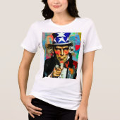 American Uncle Sam Tri-Blend Shirt (Voorkant)
