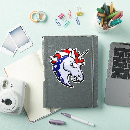 American Unicorn Sticker (iPad Cover)