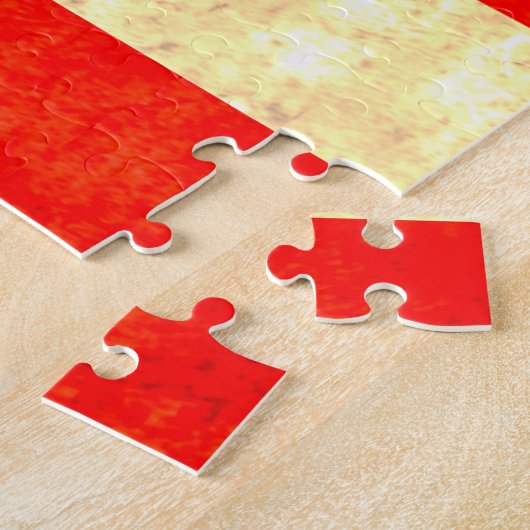 American US flag custom red white blue Legpuzzel (Zijkant)