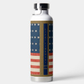American Values, Pride en USA Flag - Gepersonalise Waterfles (Rechts)