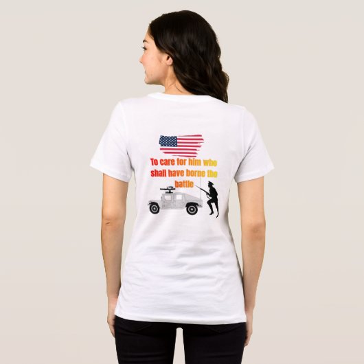 American veterans Tri-Blend shirt (Achterkant volledig)