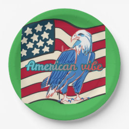American vibe kelly green  papieren bordje