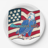 American vibe papieren bordje (Voorkant)