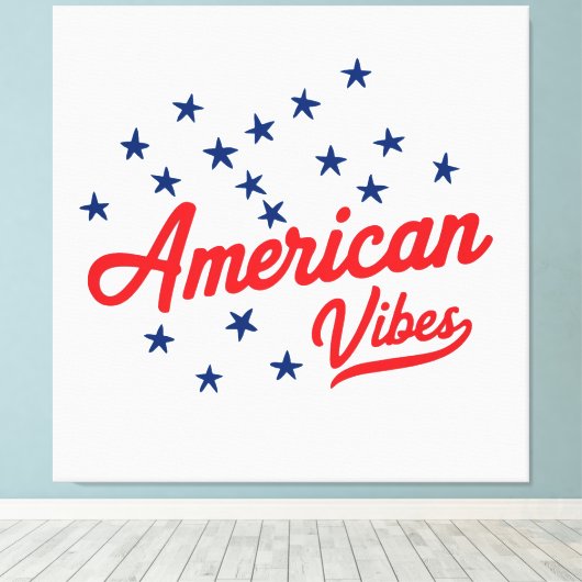 American Vibes Canvas Afdruk (Insitu (Houten vloer))