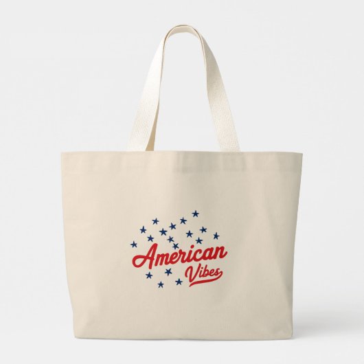 American Vibes Canvas tas (Achterkant)