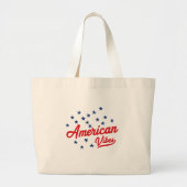 American Vibes Canvas tas (Voorkant)