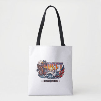 American Vintage Eagle & Flag "ZONSONDERGANG" Golf Tote Bag
