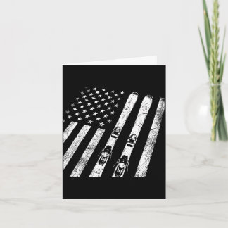 American vintage skiing ski winter mountain usaAme Kaart