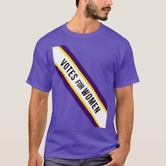 American Votes for Women Suffragette Sash T-shirt