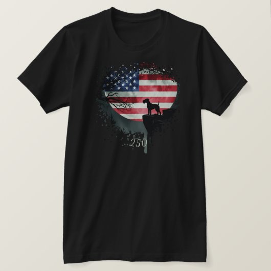 American Watchdog - Irish Terrier T-Shirt (Design voorkant)