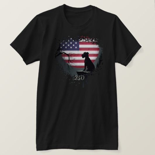American Watchdog - Irish Terrier T-Shirt (Design voorkant)