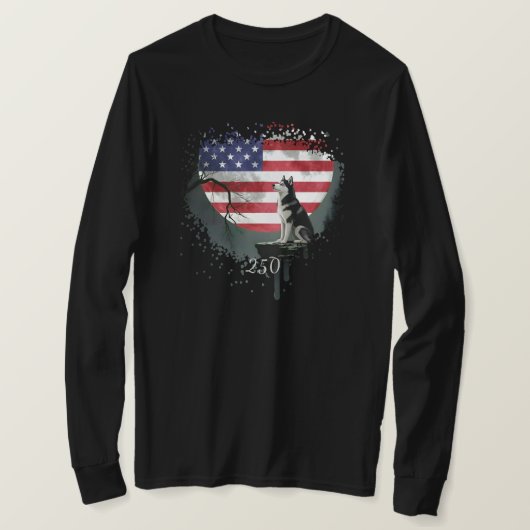 American Watchdog - Siberian Husky T-Shirt (Design voorkant)