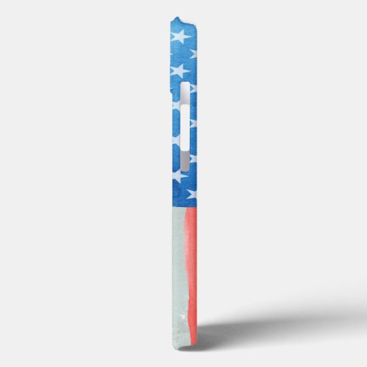 American Watercolor Flag Case-Mate iPhone Case (Achterkant / Links)