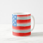 American Watercolor Flag Case-Mate iPhone Case Koffiemok (Voorkant rechts)