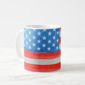 American Watercolor Flag Case-Mate iPhone Case Koffiemok (Voorkant links)