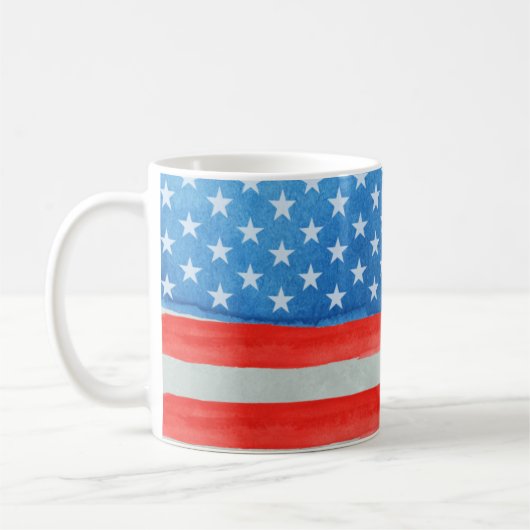 American Watercolor Flag Case-Mate iPhone Case Koffiemok (Links)