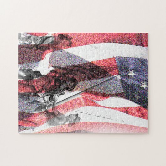 American Way Herinner je Legpuzzel (Horizontaal)