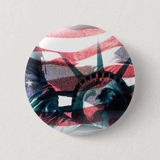 American Way Liberty Ronde Button 5,7 Cm (Voorkant)