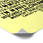 American Welsh Place Names Poster (Hoek)