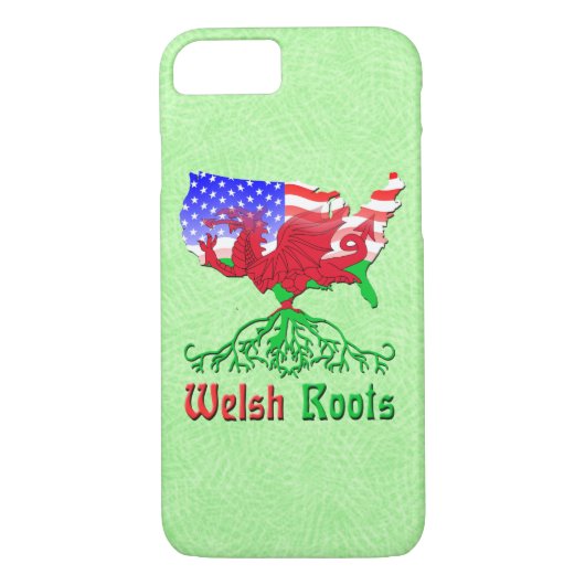 American Welsh Roots Cell Phone Case (Achterkant)