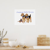 American Welsh Terriers Poster (Keuken)